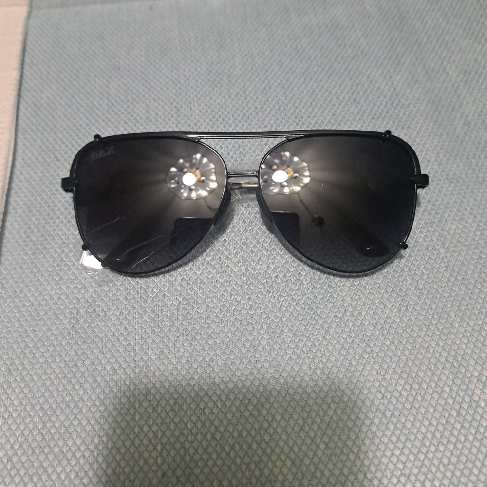 Black Aviator Sunglasses